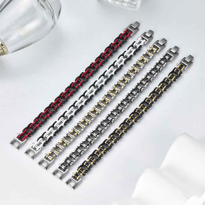 Ride In Style Fearless Motorcycle Bike Chain Bracelet - image 4
