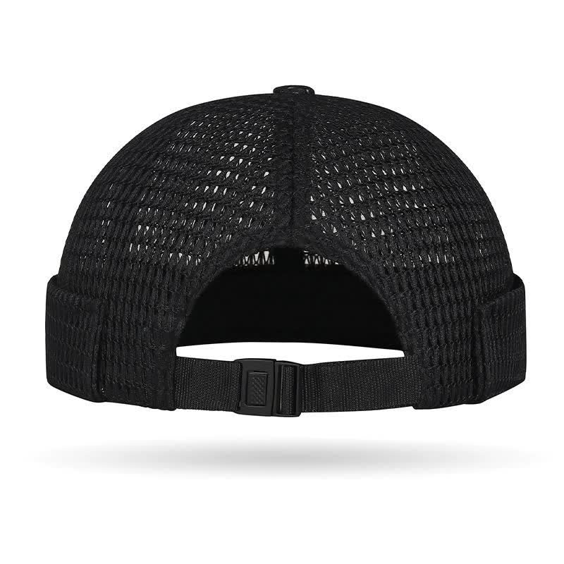 Streetwear Brimless Summer Breathable Mesh Docker Cap - image 1