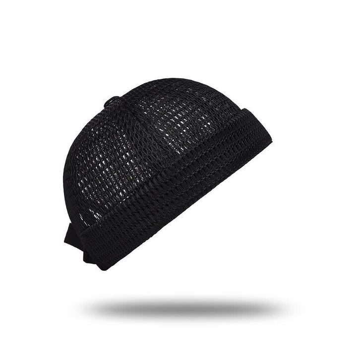 Streetwear Brimless Summer Breathable Mesh Docker Cap - image 6