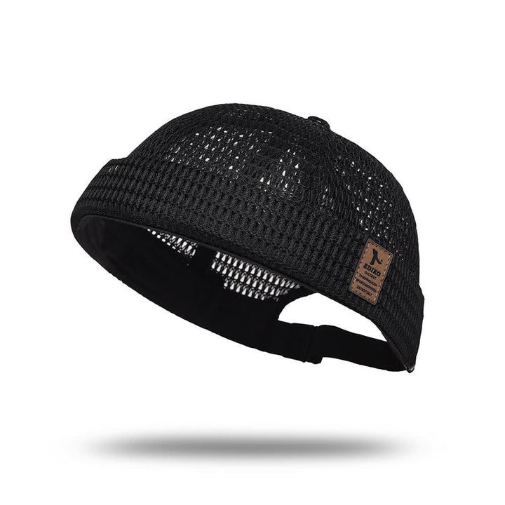 Streetwear Brimless Summer Breathable Mesh Docker Cap - image 4
