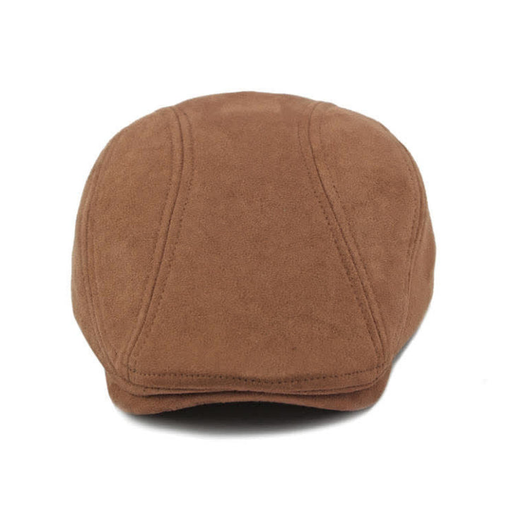 Unisex Timeless Suede Vintage Ivy Flat Beret - image 2
