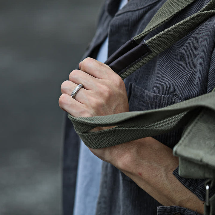 Astronomical Sphere Anxiety Ring That Unfolds Into A Necklace - image 2