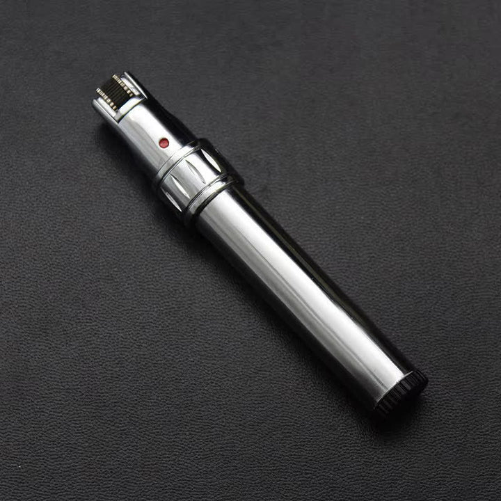 EDC Pen-Shaped Windproof Jet Flame Butane Lighter - Bright Chrome - image 6