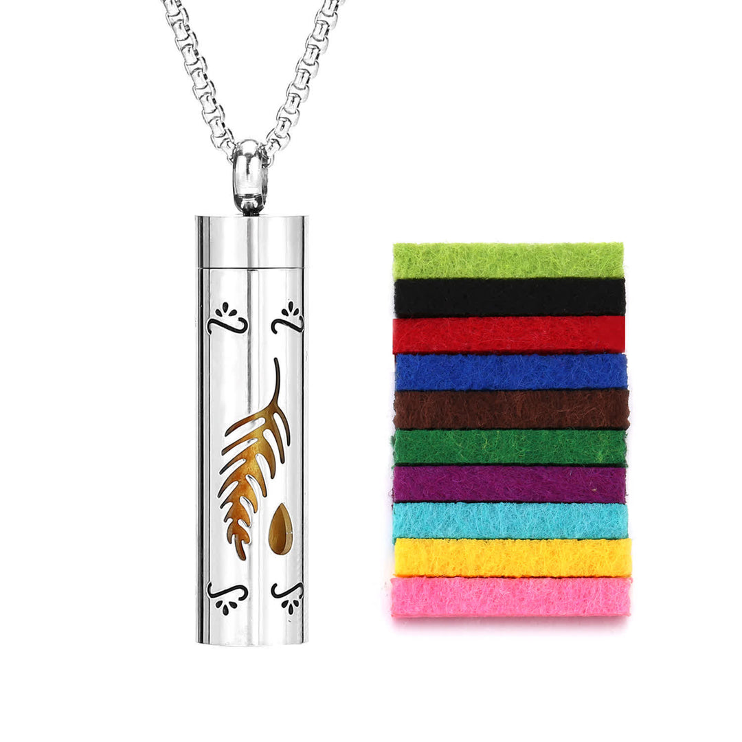 Perfume Diffuser Necklace With Felt Core & Interchangeable Color Inserts - Style #4 - image 7