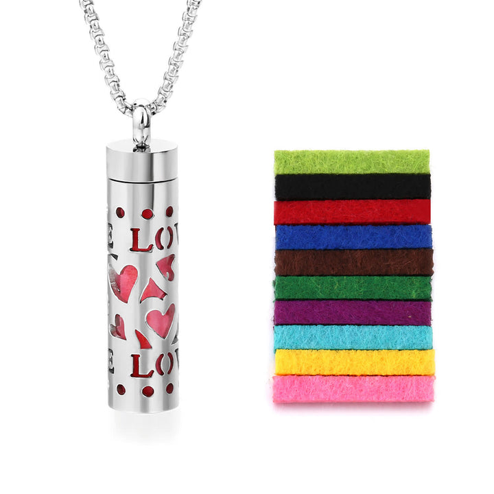 Perfume Diffuser Necklace With Felt Core & Interchangeable Color Inserts - Style #20 - image 23