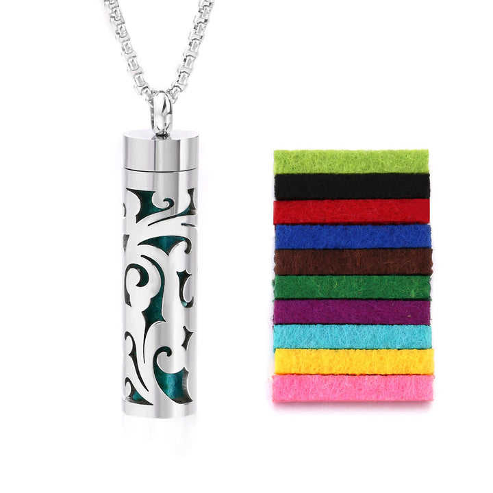 Perfume Diffuser Necklace With Felt Core & Interchangeable Color Inserts - Style #17 - image 20