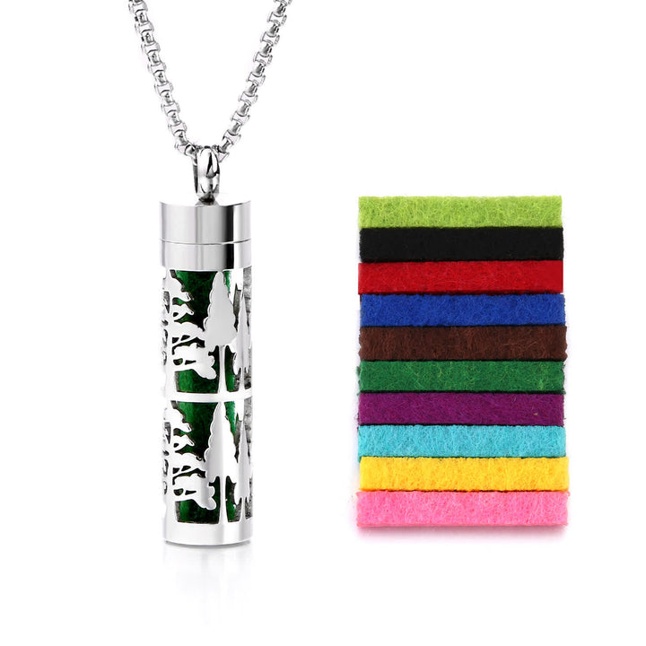 Perfume Diffuser Necklace With Felt Core & Interchangeable Color Inserts - Style #23 - image 26
