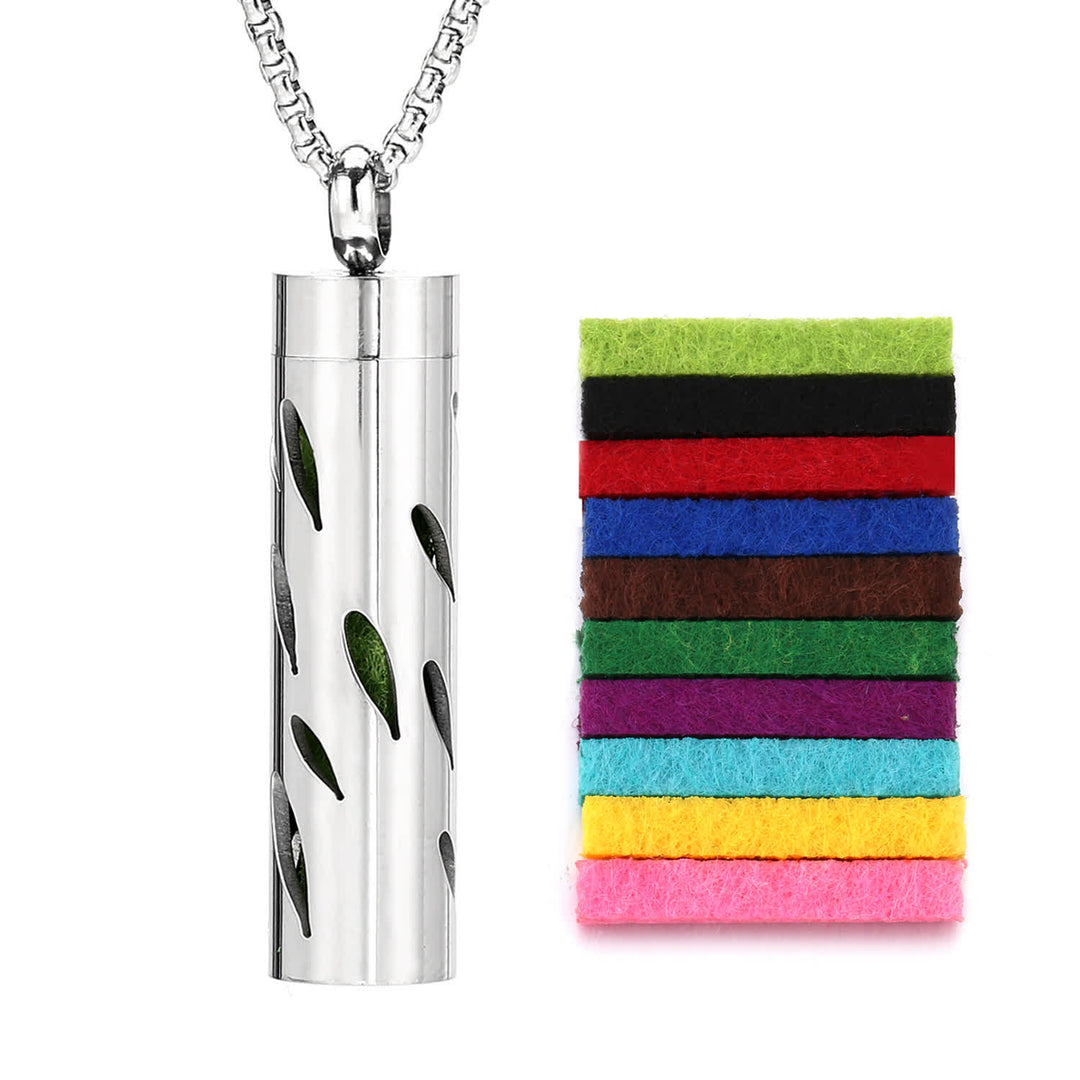 Perfume Diffuser Necklace With Felt Core & Interchangeable Color Inserts - Style #7 - image 10