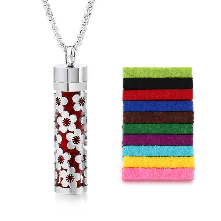 Perfume Diffuser Necklace With Felt Core & Interchangeable Color Inserts - Style #21 - image 24