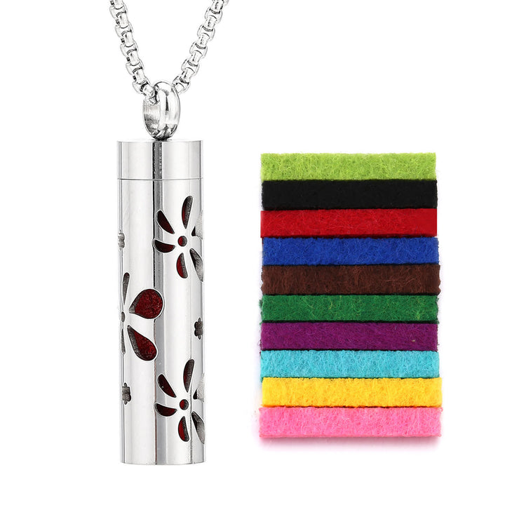 Perfume Diffuser Necklace With Felt Core & Interchangeable Color Inserts - Style #9 - image 12