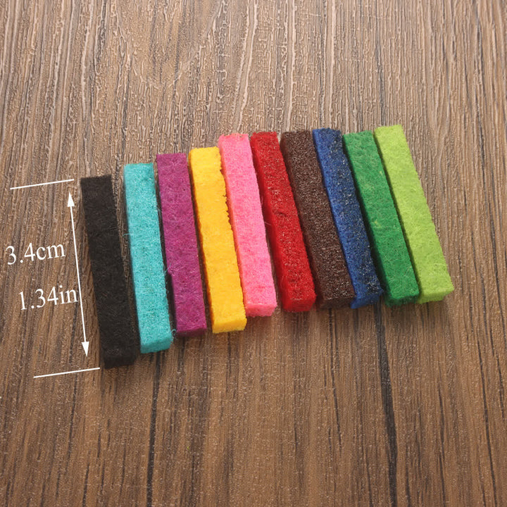 Perfume Diffuser Necklace With Felt Core & Interchangeable Color Inserts - image 4