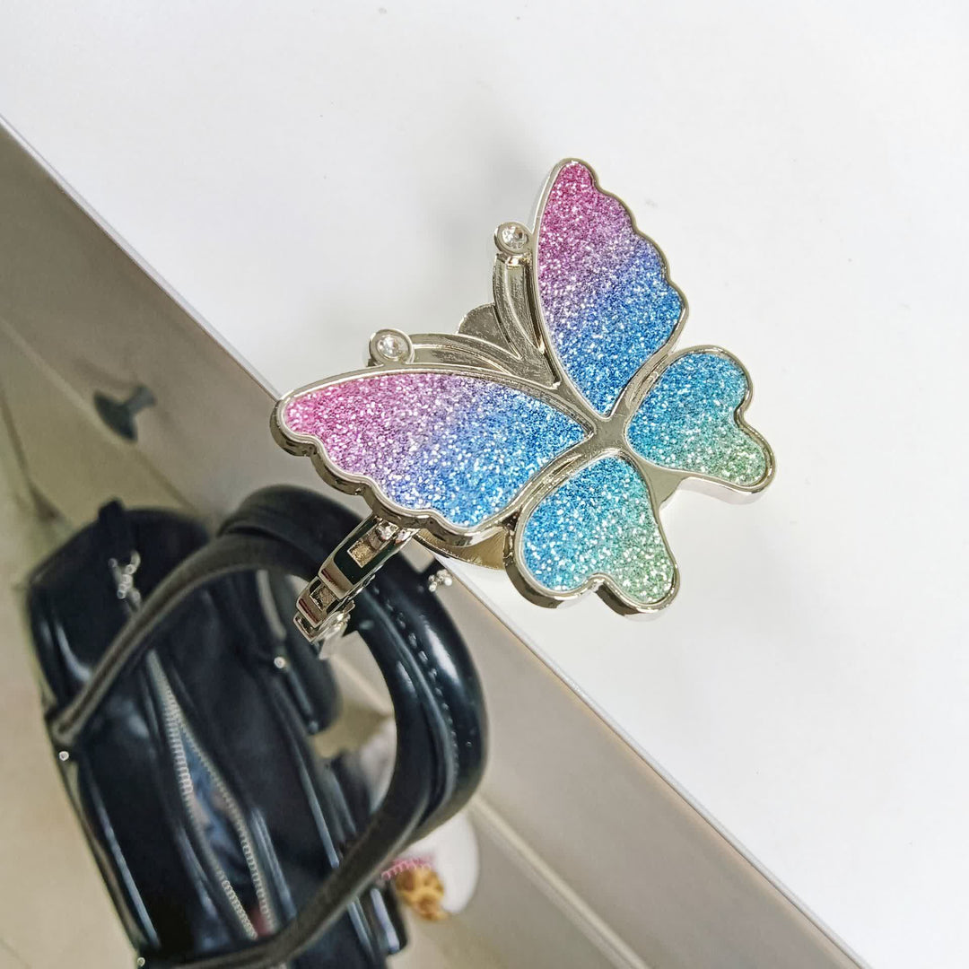Creative Butterfly Clover Bag Shaped Table Edge Handbag Hook Series - image 2