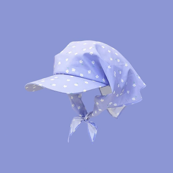 Stylish Effortless Style Unisex Tie-On Bandana Baseball Cap - Purple Daisy - Adjuatable - image 23