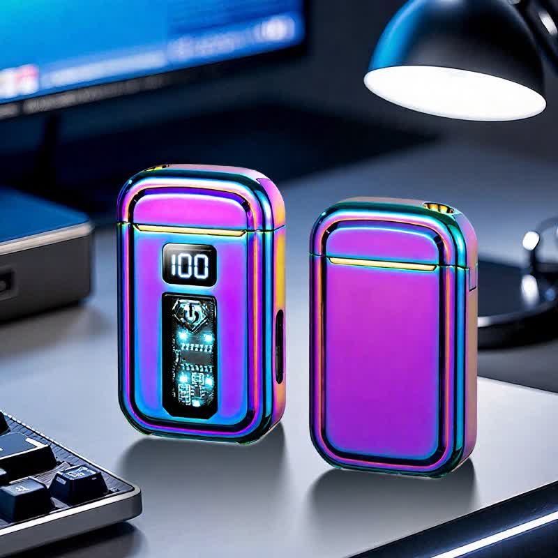 3-In-1 Plasma Arc & Jet Torch Butane Lighter With LED Flashlight - Multi-Color - image 8