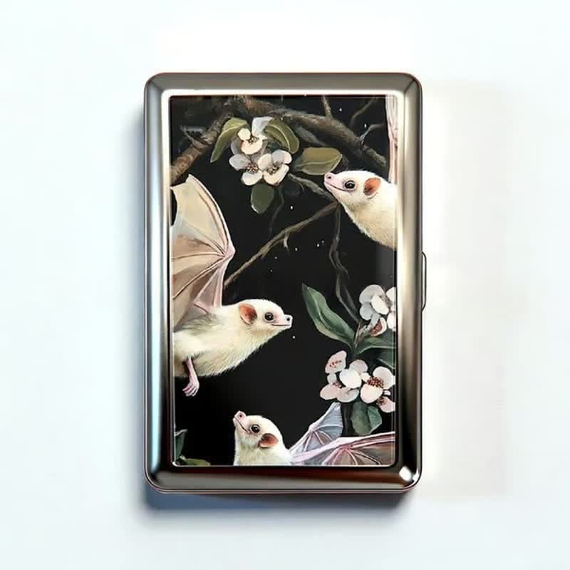 Vintage Aesthetic Pattern Slim Metal Pocket Wallet Case - Style #9 - image 9