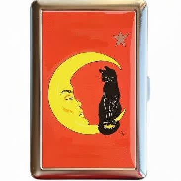 Vintage Aesthetic Pattern Slim Metal Pocket Wallet Case - Style #16 - image 16