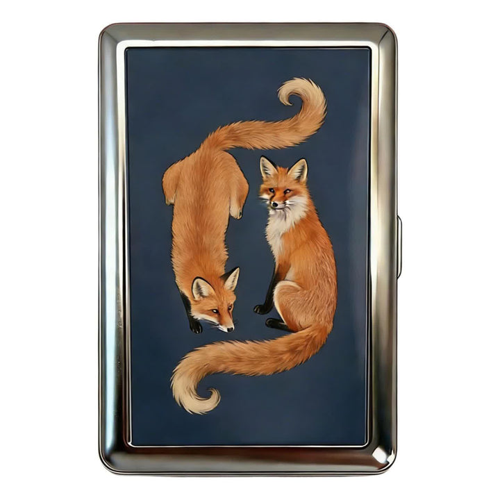 Vintage Aesthetic Pattern Slim Metal Pocket Wallet Case - Style #12 - image 12