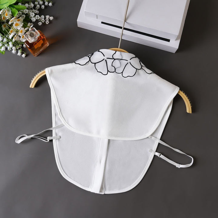 Bloom Organza Floral Embroidered Removable Fake Collar - image 2