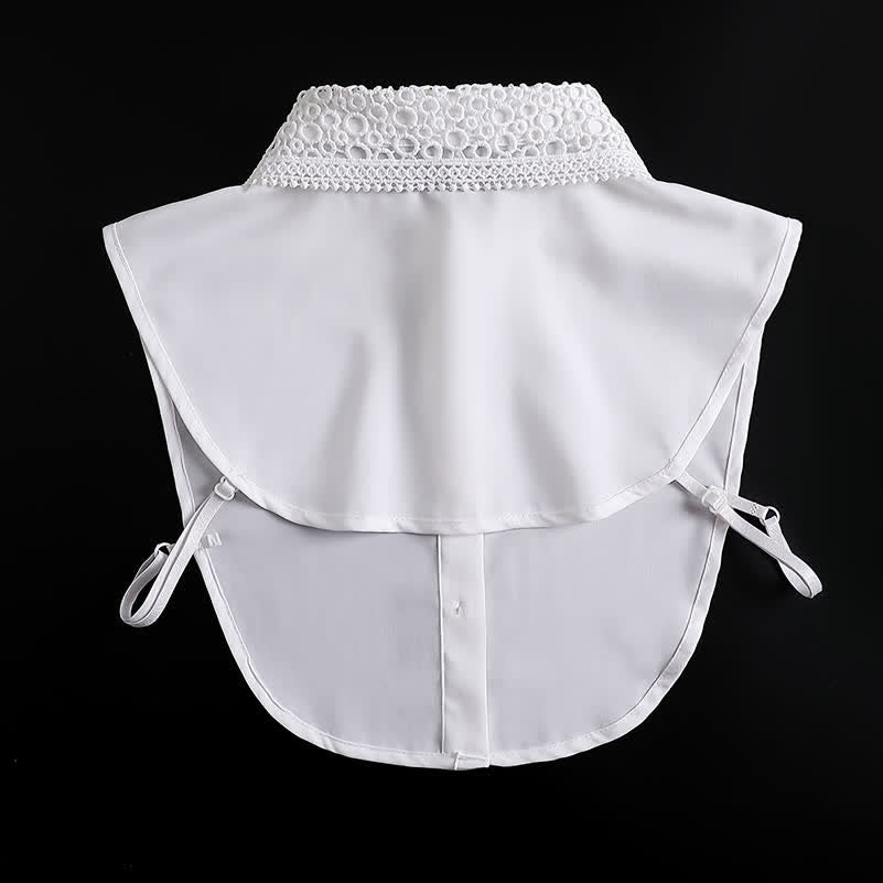 Classic Layering Eyelet Lace Preppy Layering Accessory Fake Collar - image 3