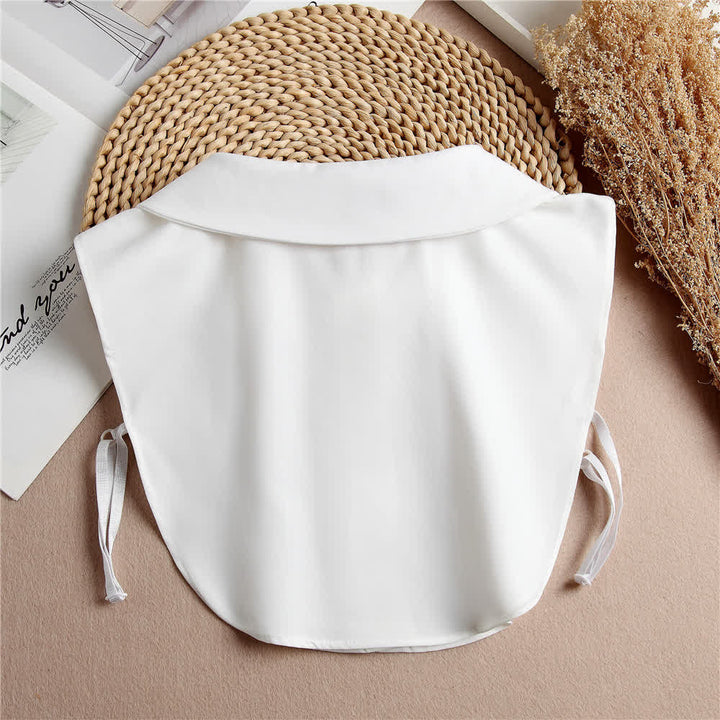 Effortless Multi-Layered Pleated Fake Collar - image 2