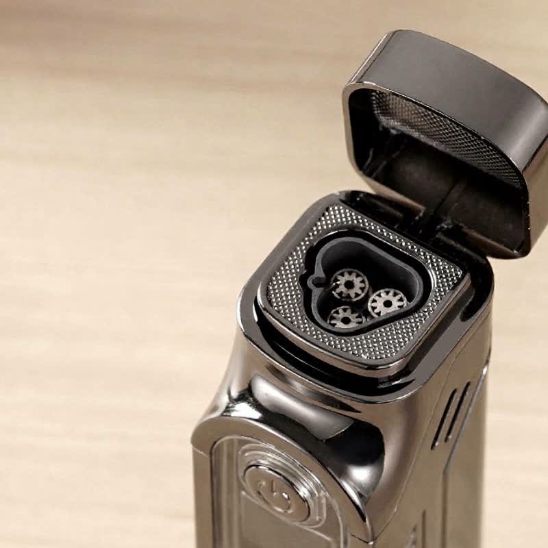 Triple Jet Torch Cigar Lighter With Digital Power Display & Cigar Punch - image 12