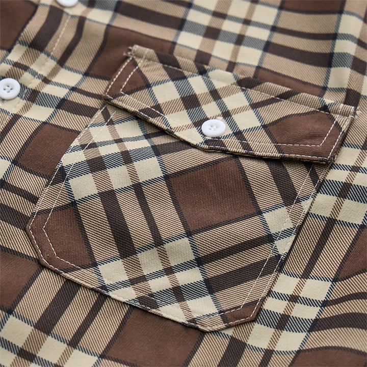 Men's Plaid Fleece-lined Shirt Jacket - image 12
