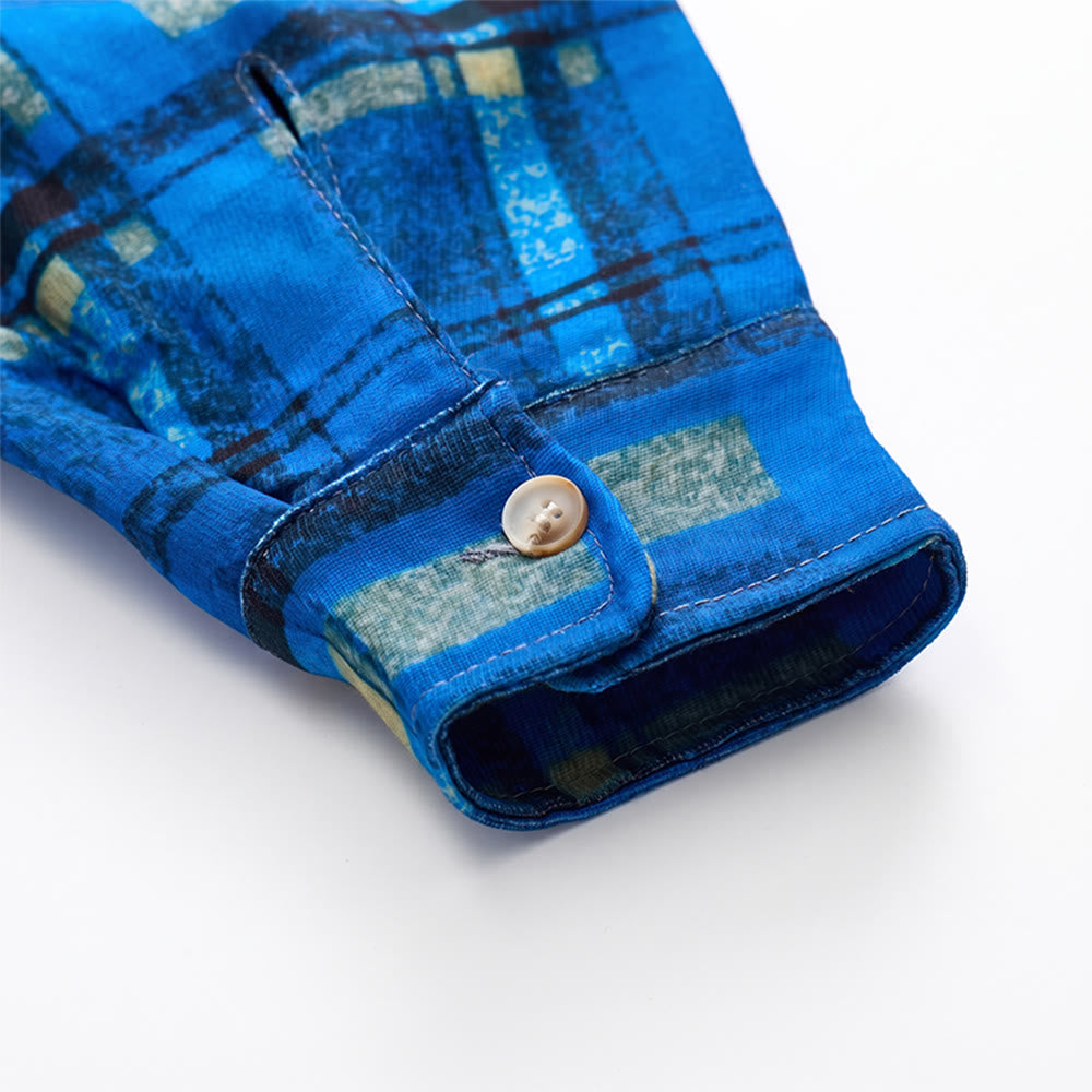 Men's Hooded Plaid Quilted Shirt Jacket - image 25
