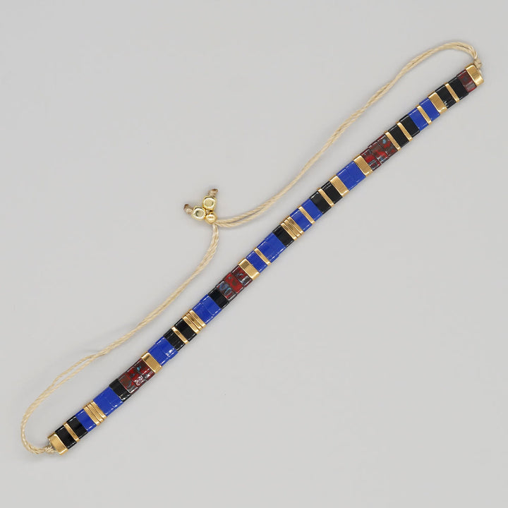 Minimalist Multi-Color Tila Bead Adjustable Bracelet - image 18