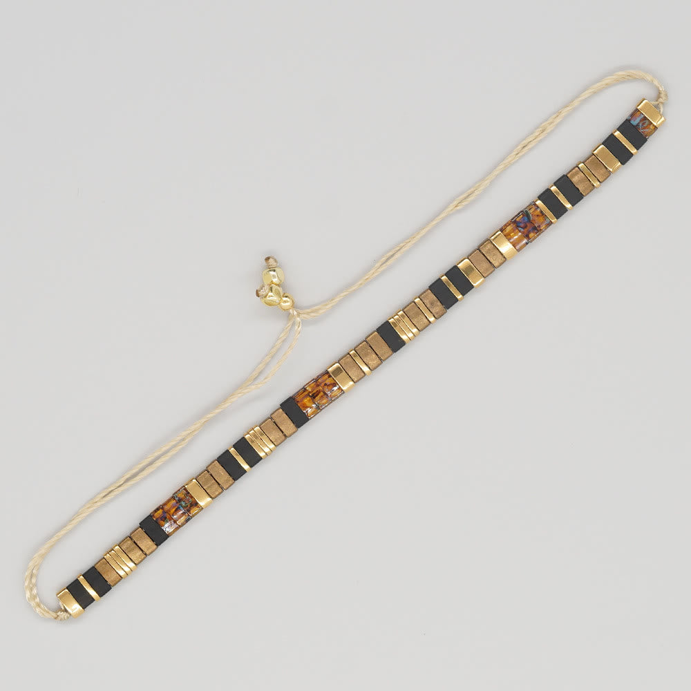 Minimalist Multi-Color Tila Bead Adjustable Bracelet - Style#11 - image 19