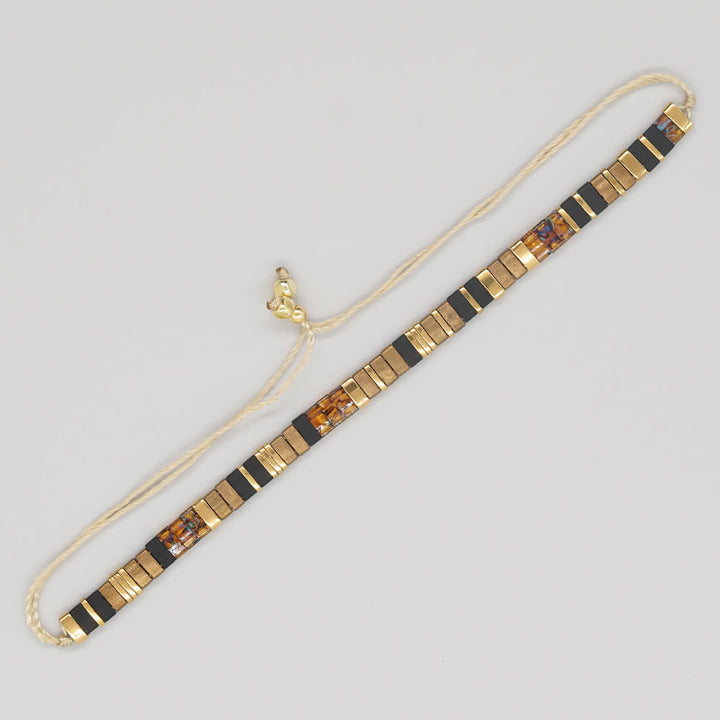 Minimalist Multi-Color Tila Bead Adjustable Bracelet - Style#11 - image 19