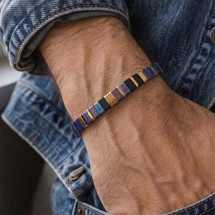 Minimalist Multi-Color Tila Bead Adjustable Bracelet - image 3