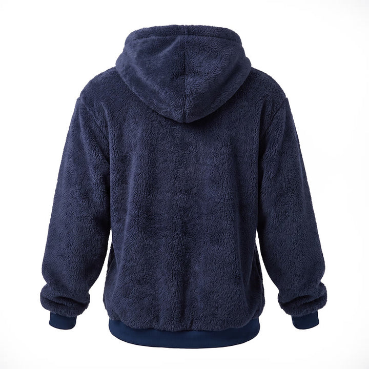 Men's Fleece Zip-up Hoodie Winter Coat - image 19