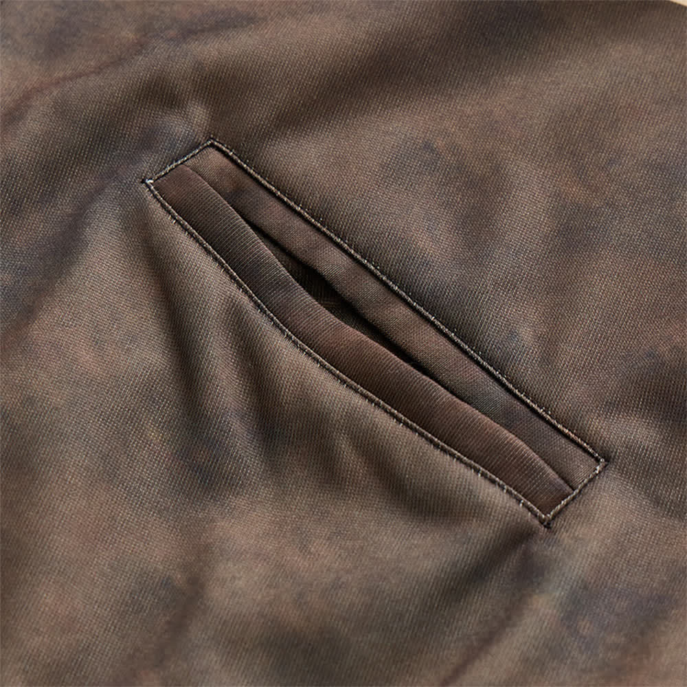 Men's Native Buffalo Pattern Winter Work Hooded Jacket - image 6