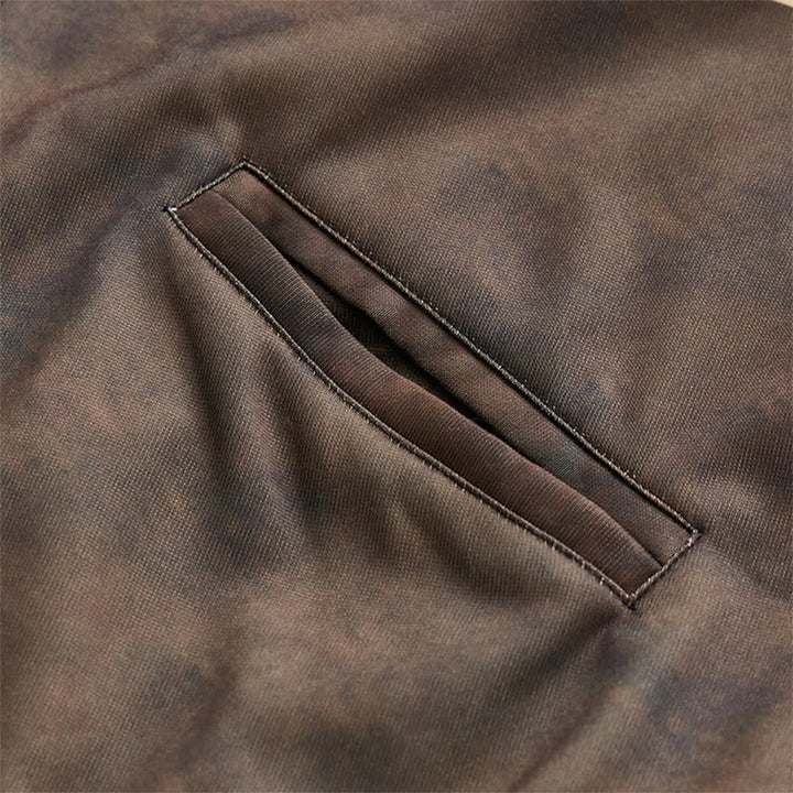 Men's Native Buffalo Pattern Winter Work Hooded Jacket - image 6