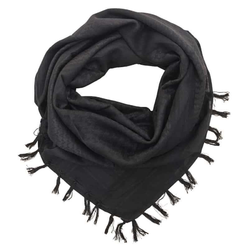Desert Tactical Houndstooth Lightweight Head Wrap Scarf - Black - image 10