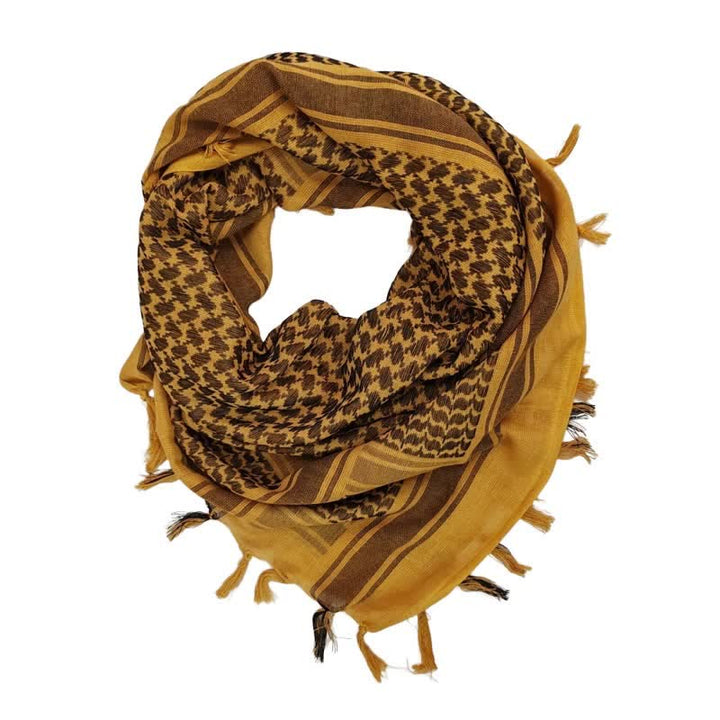 Desert Tactical Houndstooth Lightweight Head Wrap Scarf - Coyote Brown - image 4