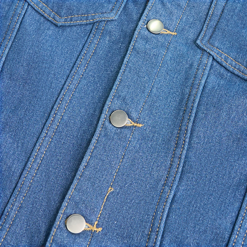 Men's Fleece-Lined Denim Trucker Jacket - image 7