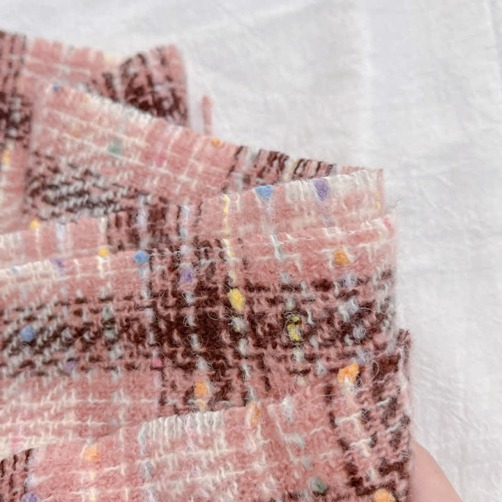 Winter Soft Colorful Confetti Plaid Fringe Scarf - image 7