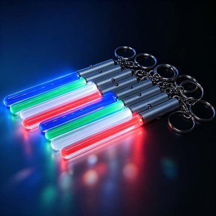 Novelty Mini Light Up LED Lightsaber Keychain - image 0