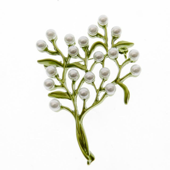 A Language of Flowers Fairy Garden Botanical Brooch - Babysbreath - image 5