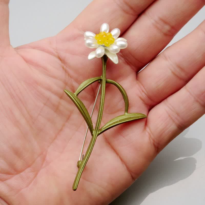 A Language of Flowers Fairy Garden Botanical Brooch - Carnation - image 21