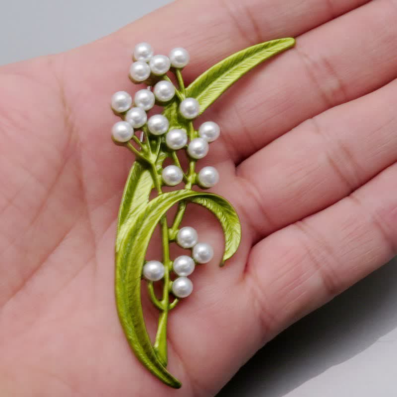A Language of Flowers Fairy Garden Botanical Brooch - Acacia Dealbata - image 12