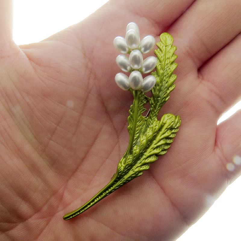 A Language of Flowers Fairy Garden Botanical Brooch - Lavender - image 11
