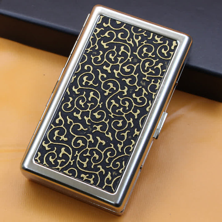 Heritage Engraved Portable Hard Cigarette Holder Wallet - Vine - image 10