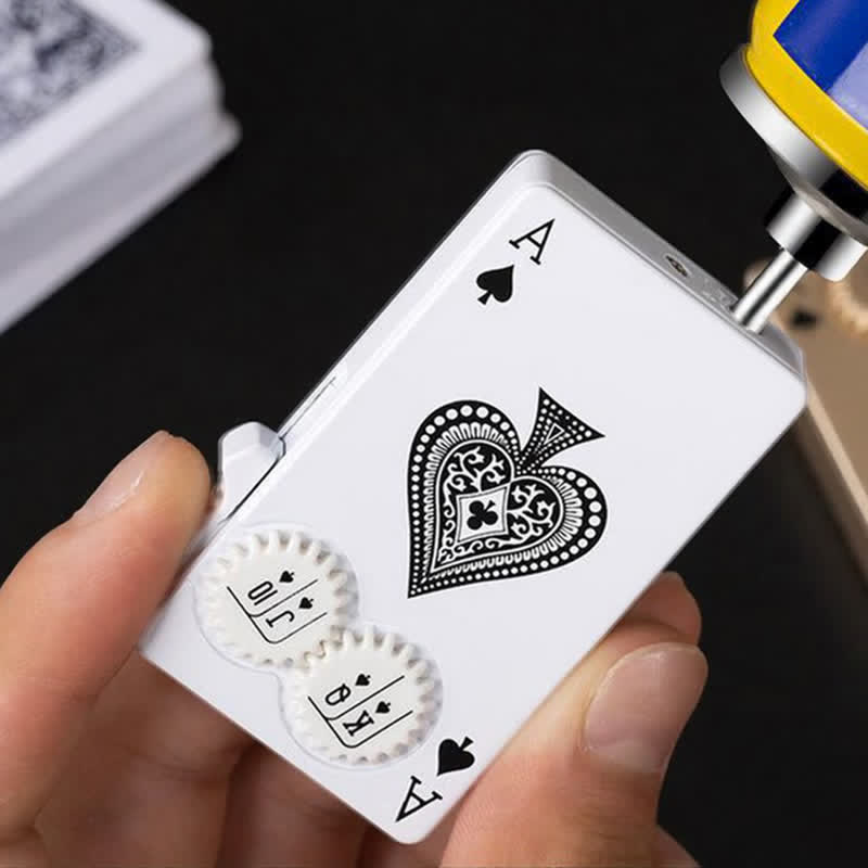 Ace Of Spades Butane Lighter With Fidget Spinner Wheels - image 4