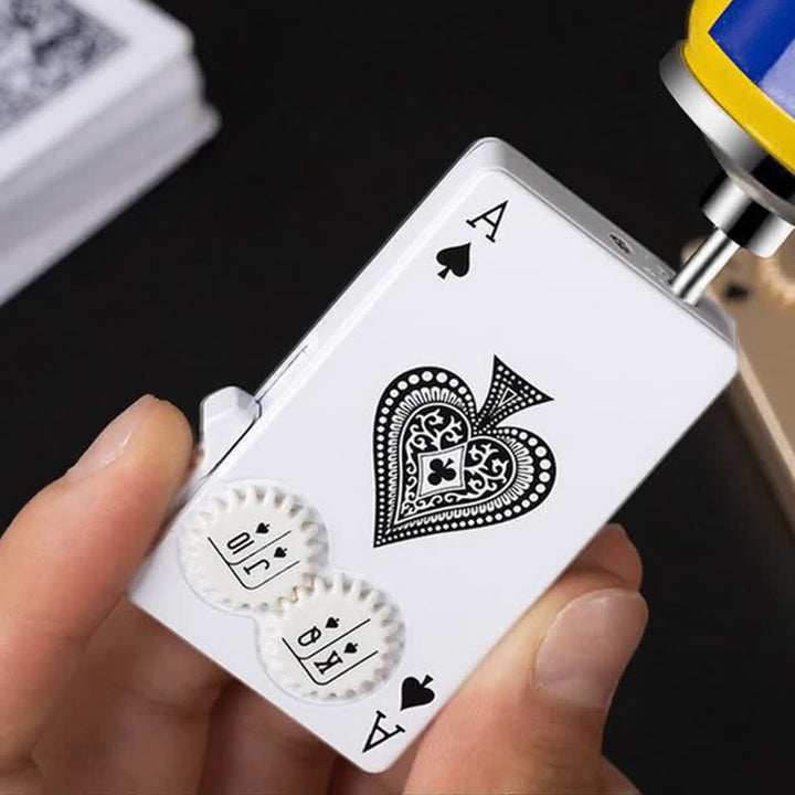 Ace Of Spades Butane Lighter With Fidget Spinner Wheels - image 4