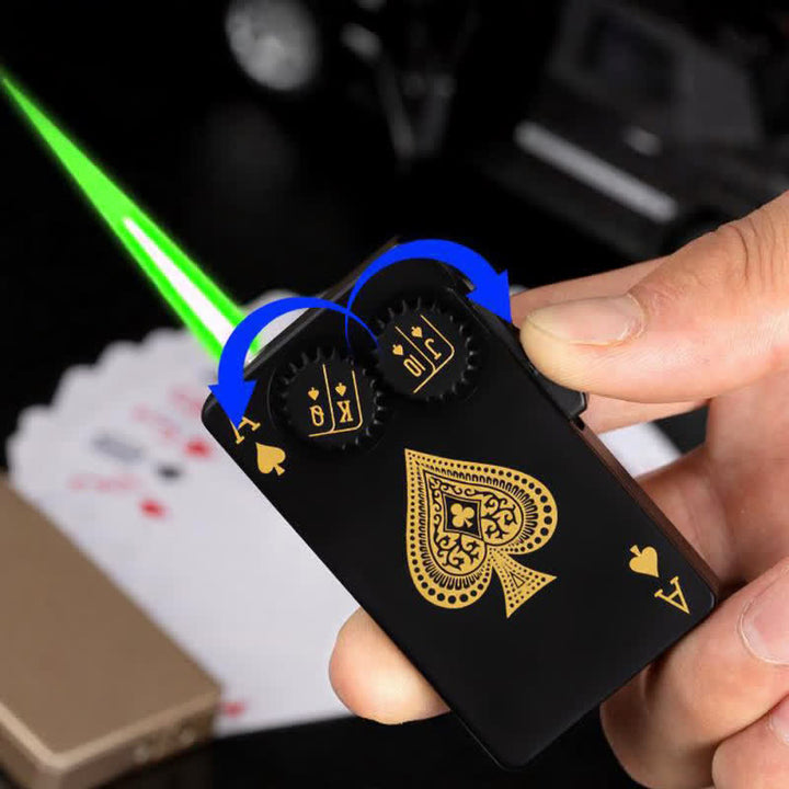 Ace Of Spades Butane Lighter With Fidget Spinner Wheels - image 2