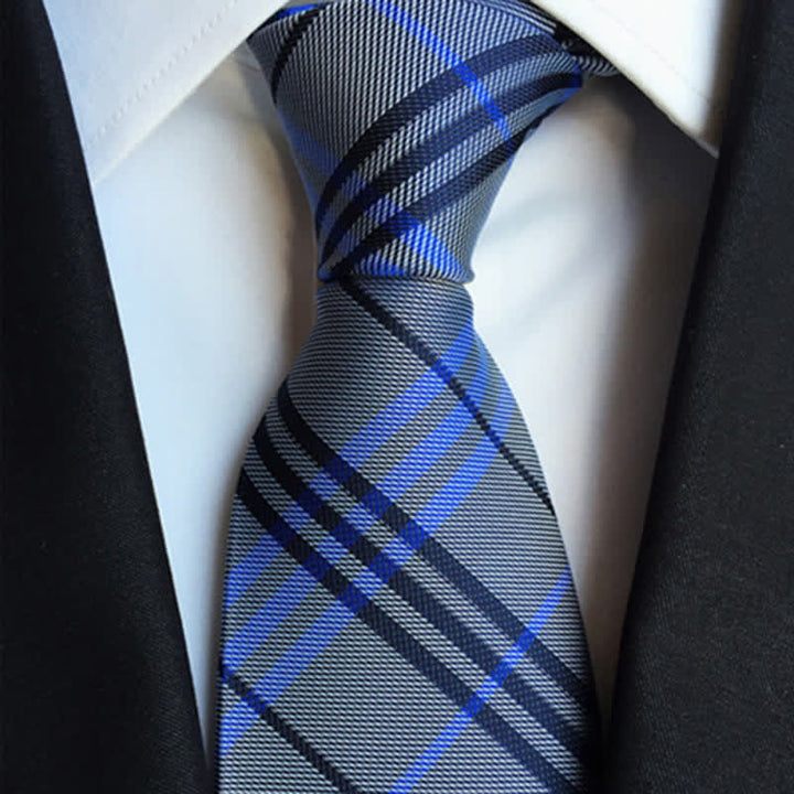 Men's Modernity Business Plaid Necktie