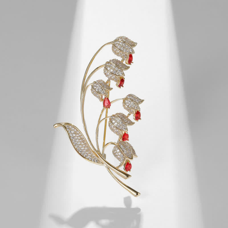 Women's Lily Of The Valley Brooch