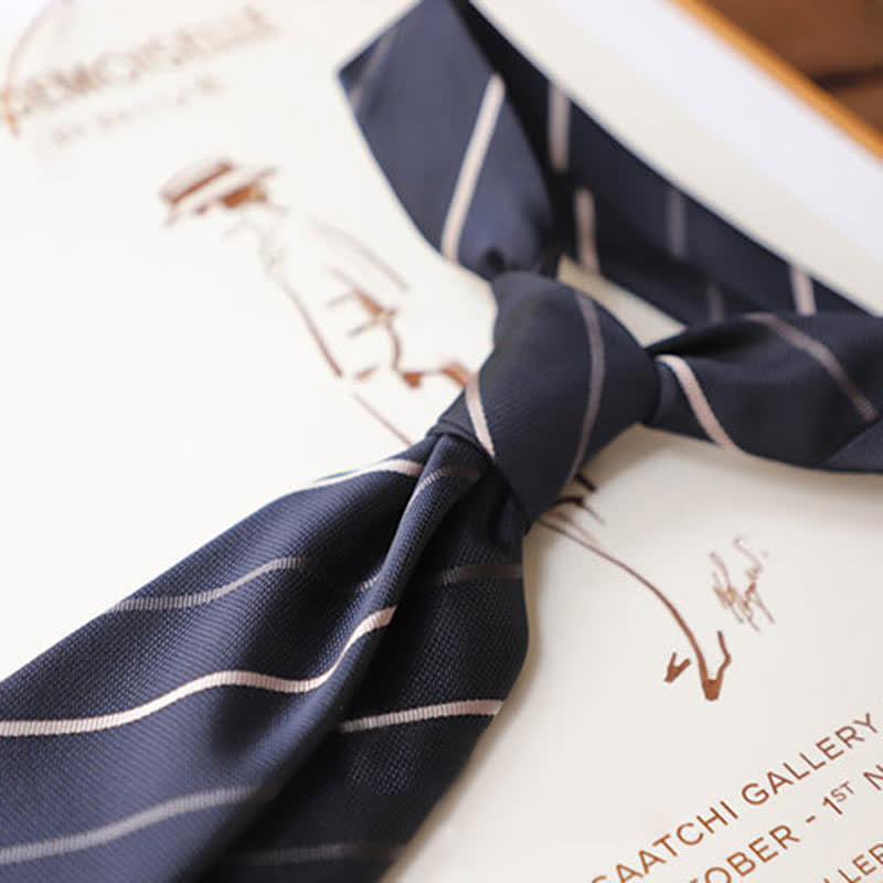 Men's Classical Daily Office Striped Necktie - image 20
